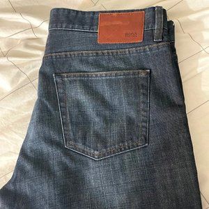 Hugo Boss Blue Grey Wash Kansas Style Jeans 38x34